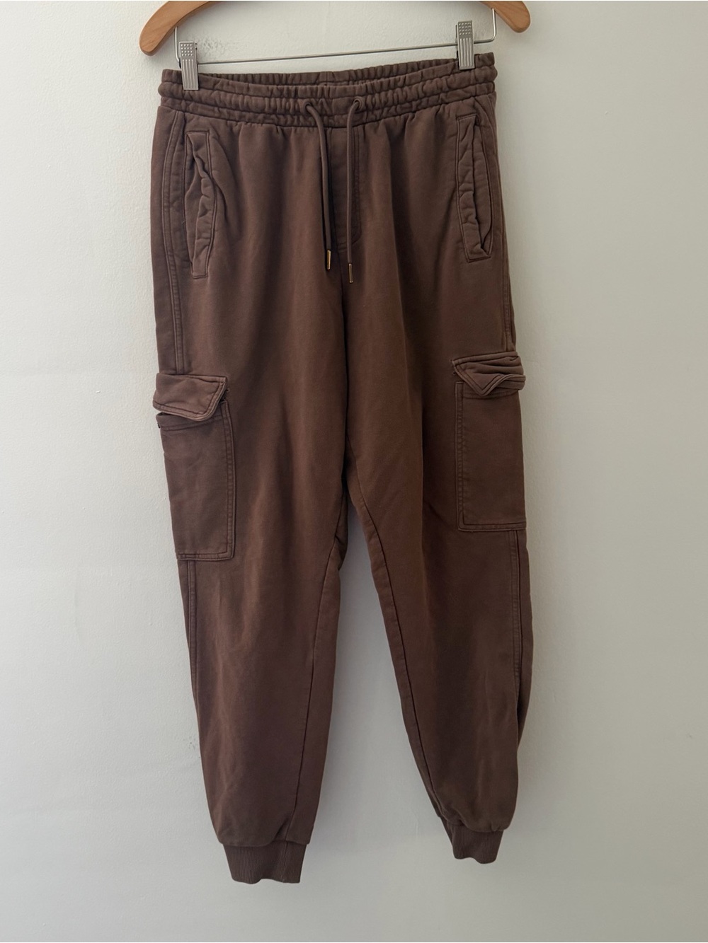 Gymshark Brown Sweatpants Rest Day Cargo Jogger Size Medium